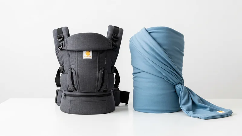 Comparaison côte à côte BabyBjorn Harmony et Ergobaby Omni Breeze